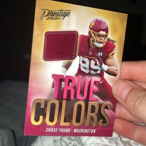 Chase young and hunter Renfrow jersey cards